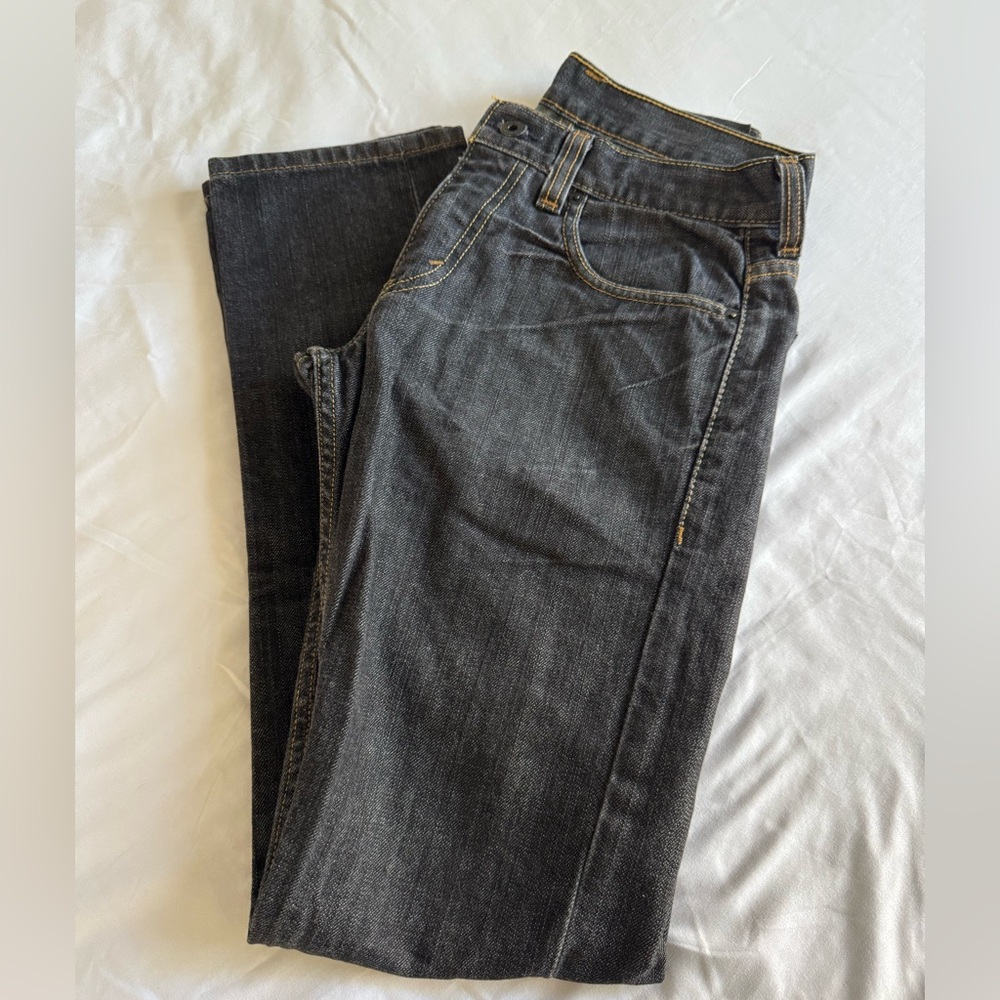 Levi's Dark Gray Straight Leg Jeans